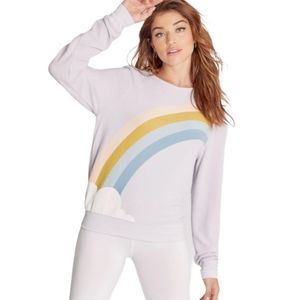 Wildfox Color Cloud Baggy Beach Jumper in Lavender Size S New